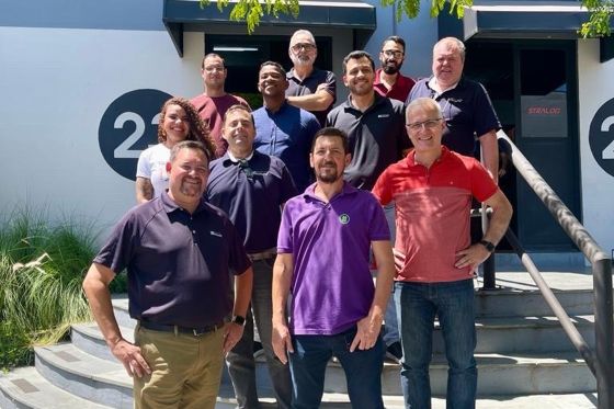 Visita do time de executivos de vendas ao novo setor de montagem de mangueiras