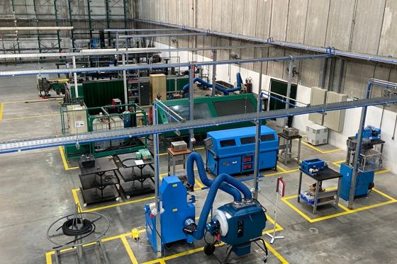 Estrutura interna galpão 23