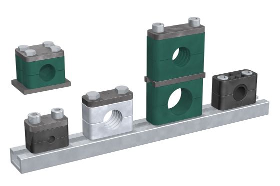 Clamp bodies in classic green from STAUFF