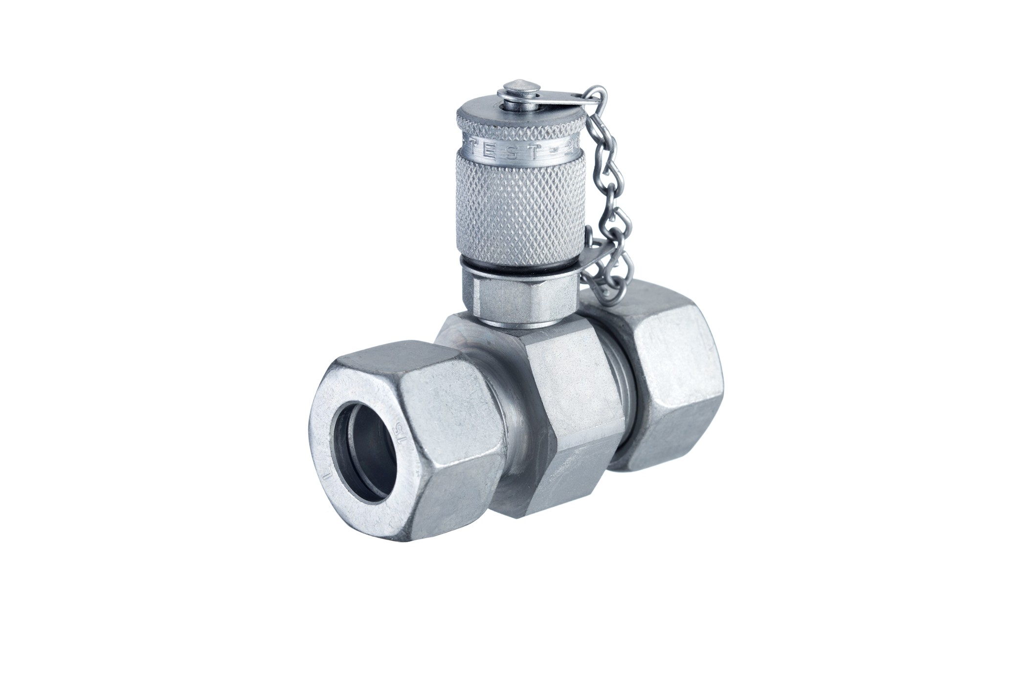 STAUFF Test 20 Couplings with Straight 24° Tube Fitting STAUFF