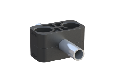 Heavy-duty series clamp with tube