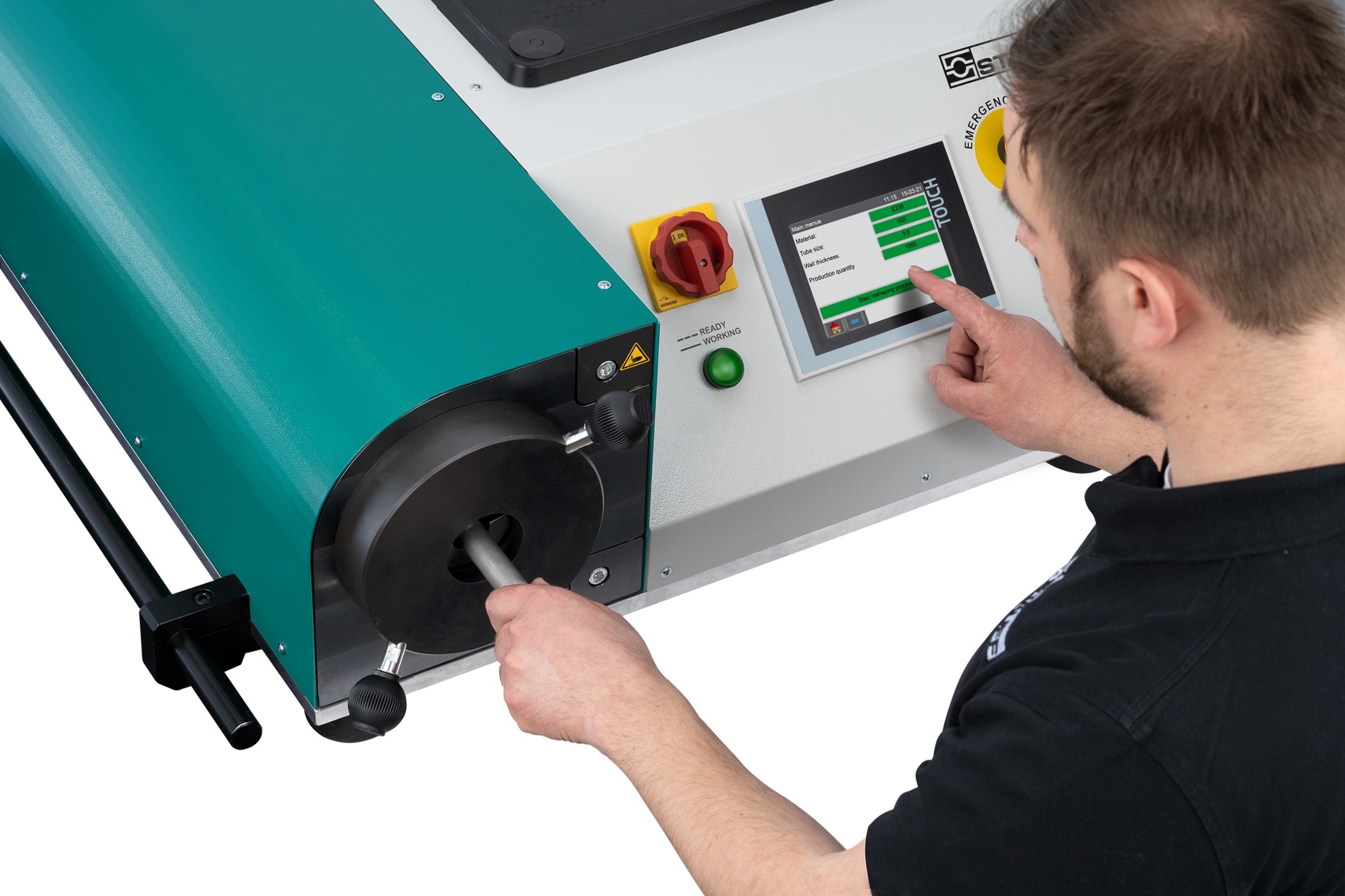 Machine-Assisted Tube Forming with STAUFF Form EVO