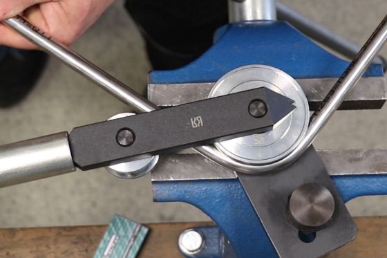 Manual tube bending process