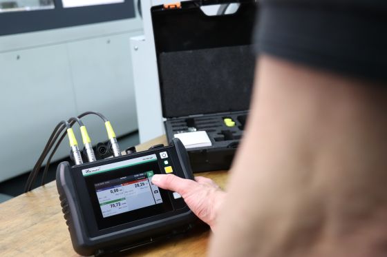 PPC-PAD-Light during a measurement process