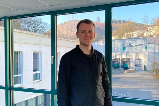 Manuel Träger manages kanban customers at STAUFF Germany