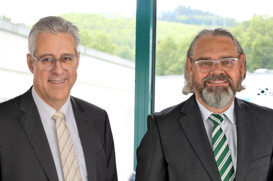 Jörg Sturm und Helmut Ahrens von STAUFF Deutschland