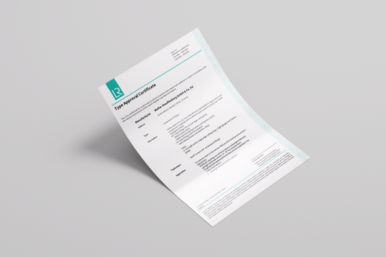 Beispielzertifikat Lloyd's Register