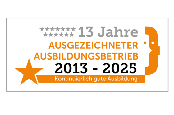 Gütesiegel „Ausgezeichneter Ausbildungsbetrieb“