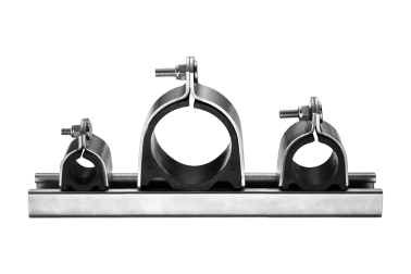Clamps with elastomer inserts