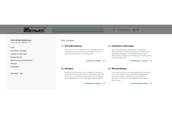 Übersicht mein Konto