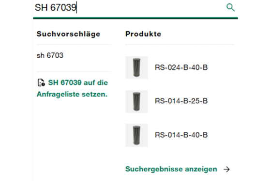 Wettbewerbsmaterialbezeichnungen einsetzen