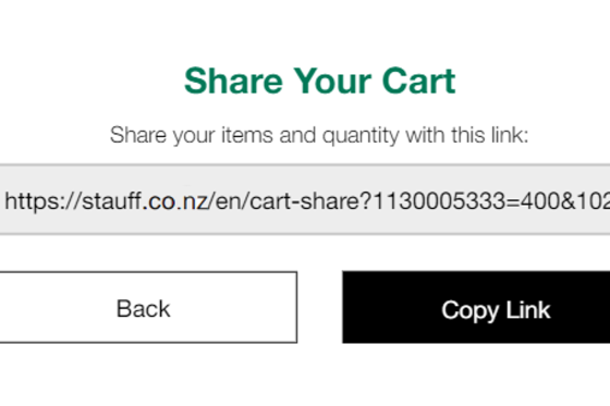 Create link to share