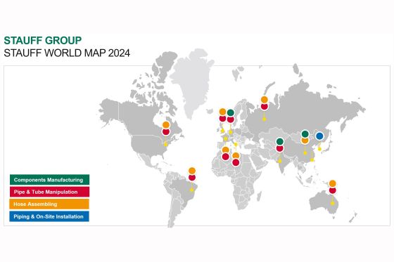 overview STAUFF locations 2024