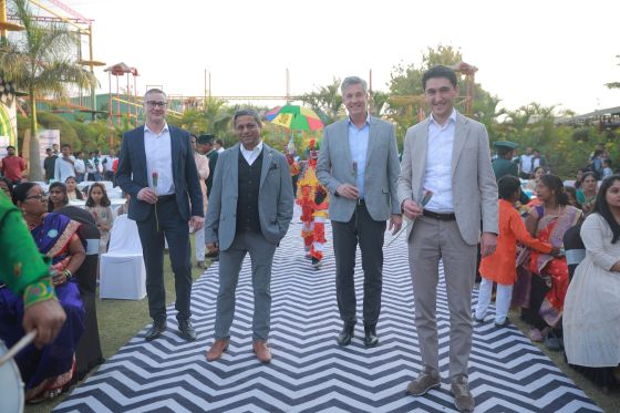 International guests at the celebration of STAUFF India