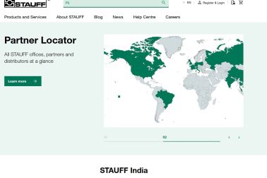 Screenshot of the platform stuaff.in