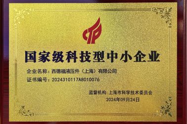 Awarded the national title of "Small and medium-sized science and technology enterprises"