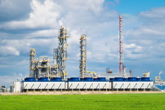 Example of a factory that manufactures fertilisers