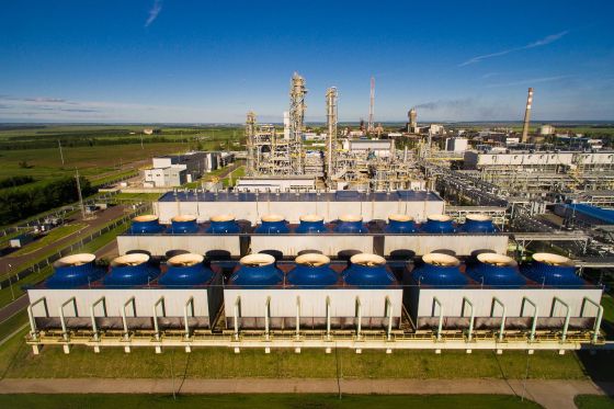 Factory for fertiliser production