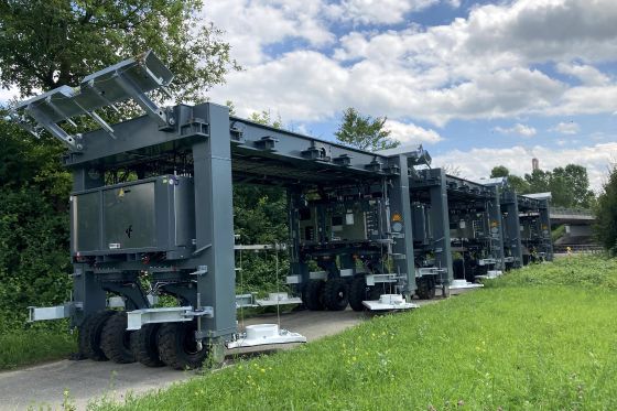 First modules at the central storage site