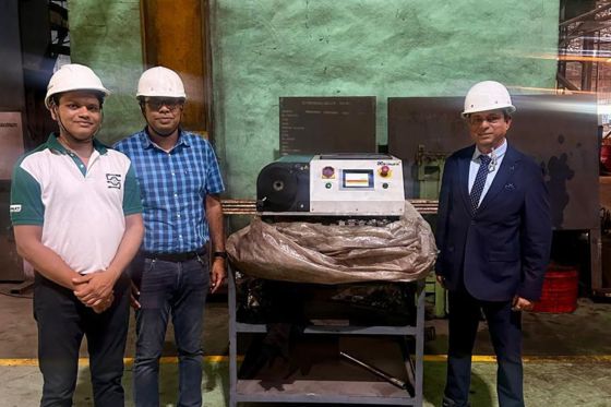 Work in the steelworks