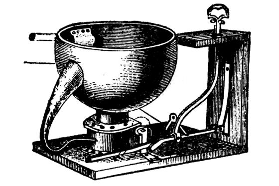Flush toilet patented by Joseph Bramah in 1778