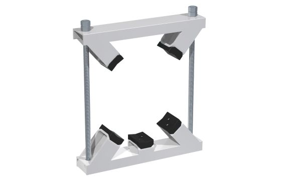Type KS Pipe and Tube Clamps in the Contruction Series