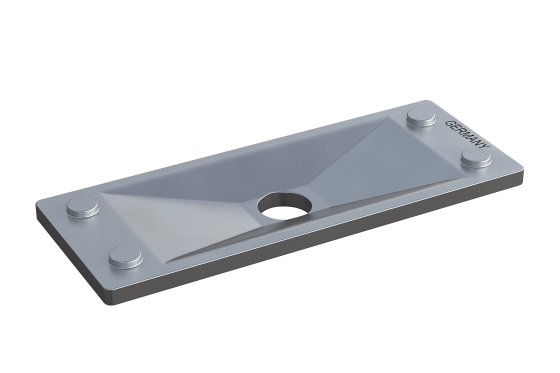 New cover plate for the twin series from below