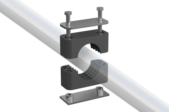 Picture of how a PA-EX clamp is built