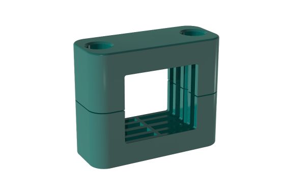 Square tube clamps from STAUFF