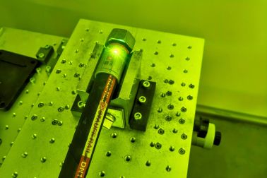 Laser labelling of the hose fitting