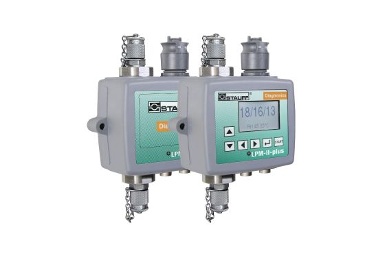 Particle monitors from STAUFF on a white background