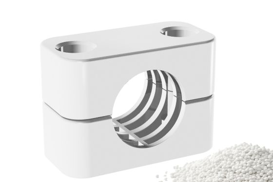 Flame-retardant cable clamp from STAUFF