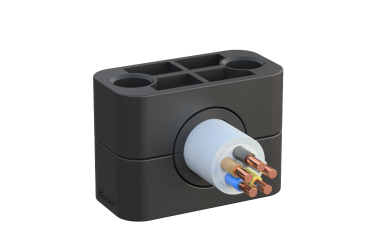 Clamp with elastomer insert
