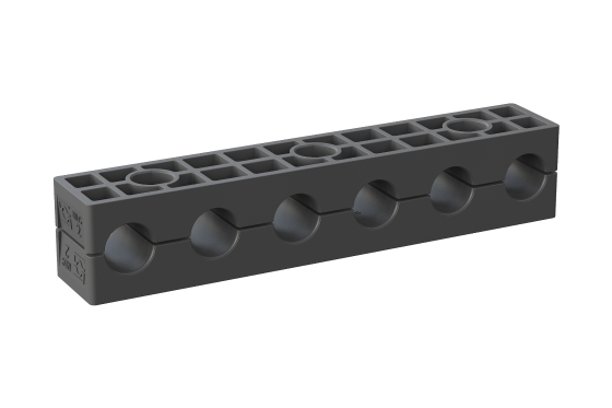 STAUFF Multi-Line clamp for 6 cables