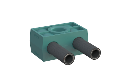 Clamp of the heavy-duty series with tube