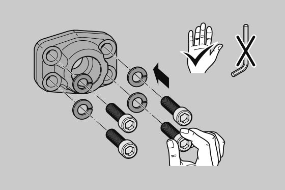 SAE Flanges Assembly Step 5