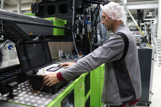 Compteur de particules STAUFF en action