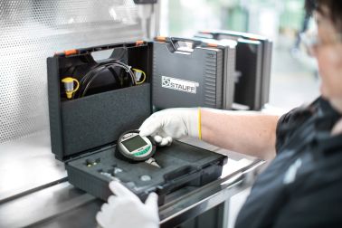 Digital pressure gauge is packaged