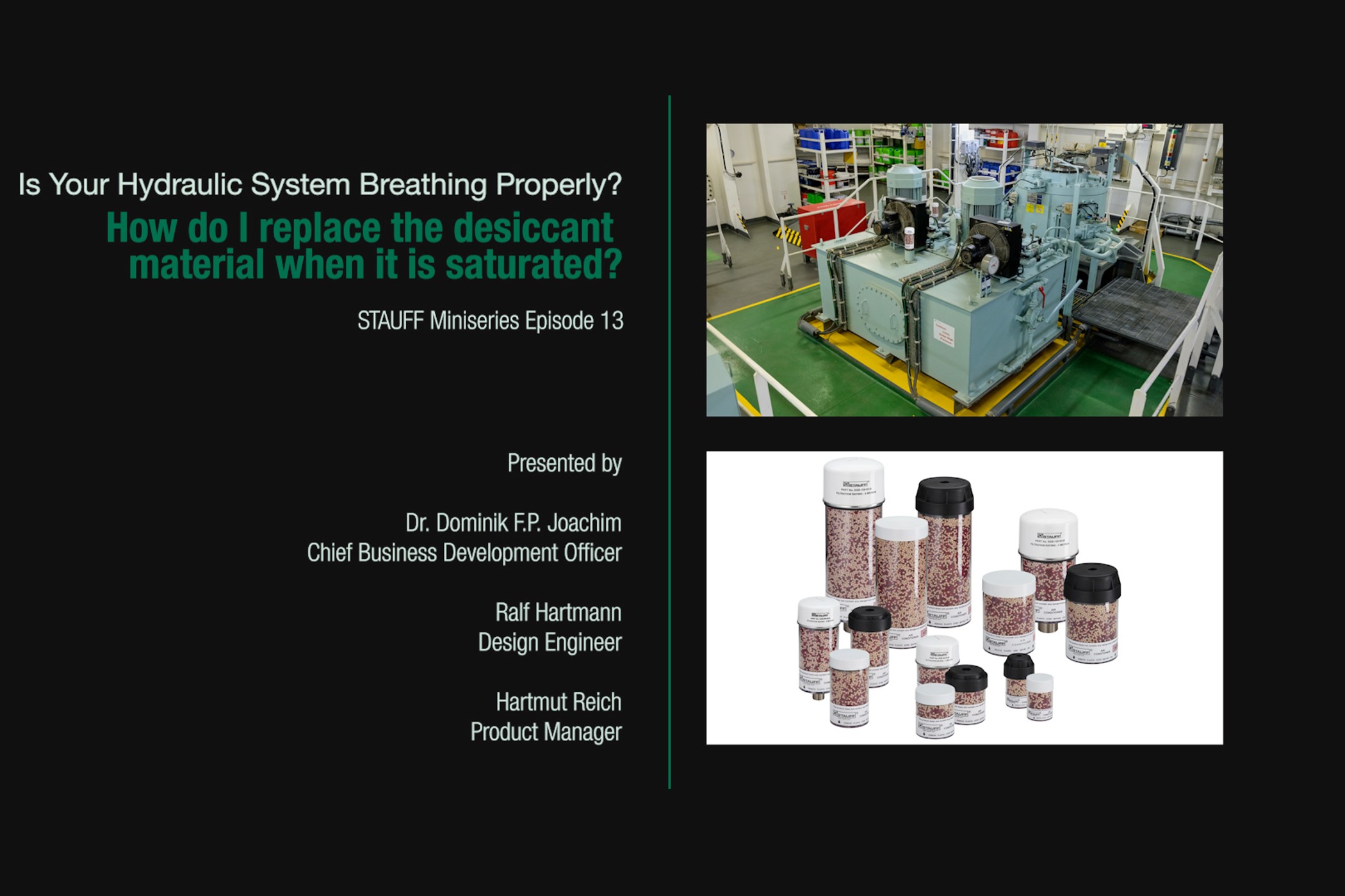 Dehumidifiers in Hydraulics (Episode 13)