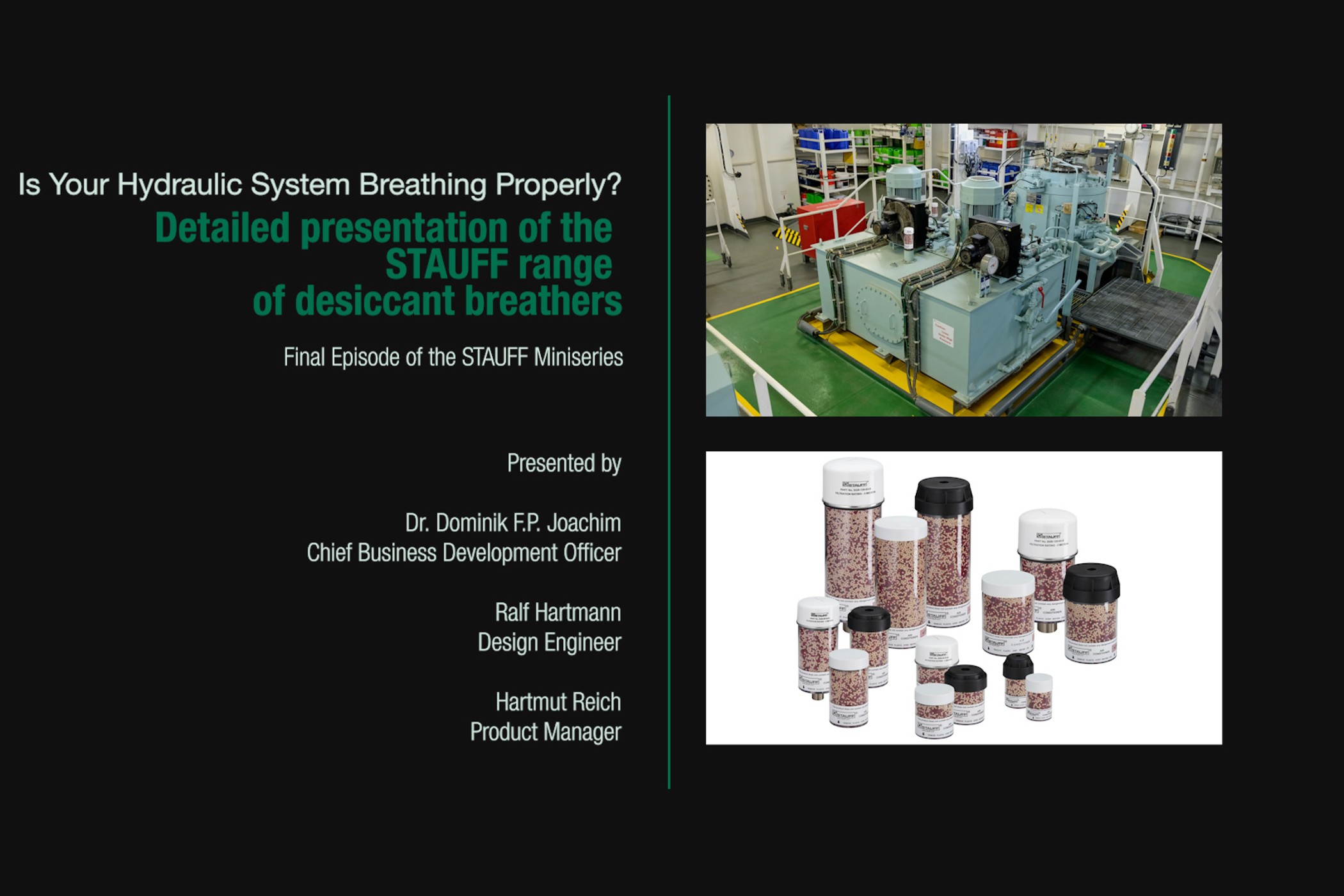 Desiccant Breathers in Hydraulic Systems (Final Episode)
