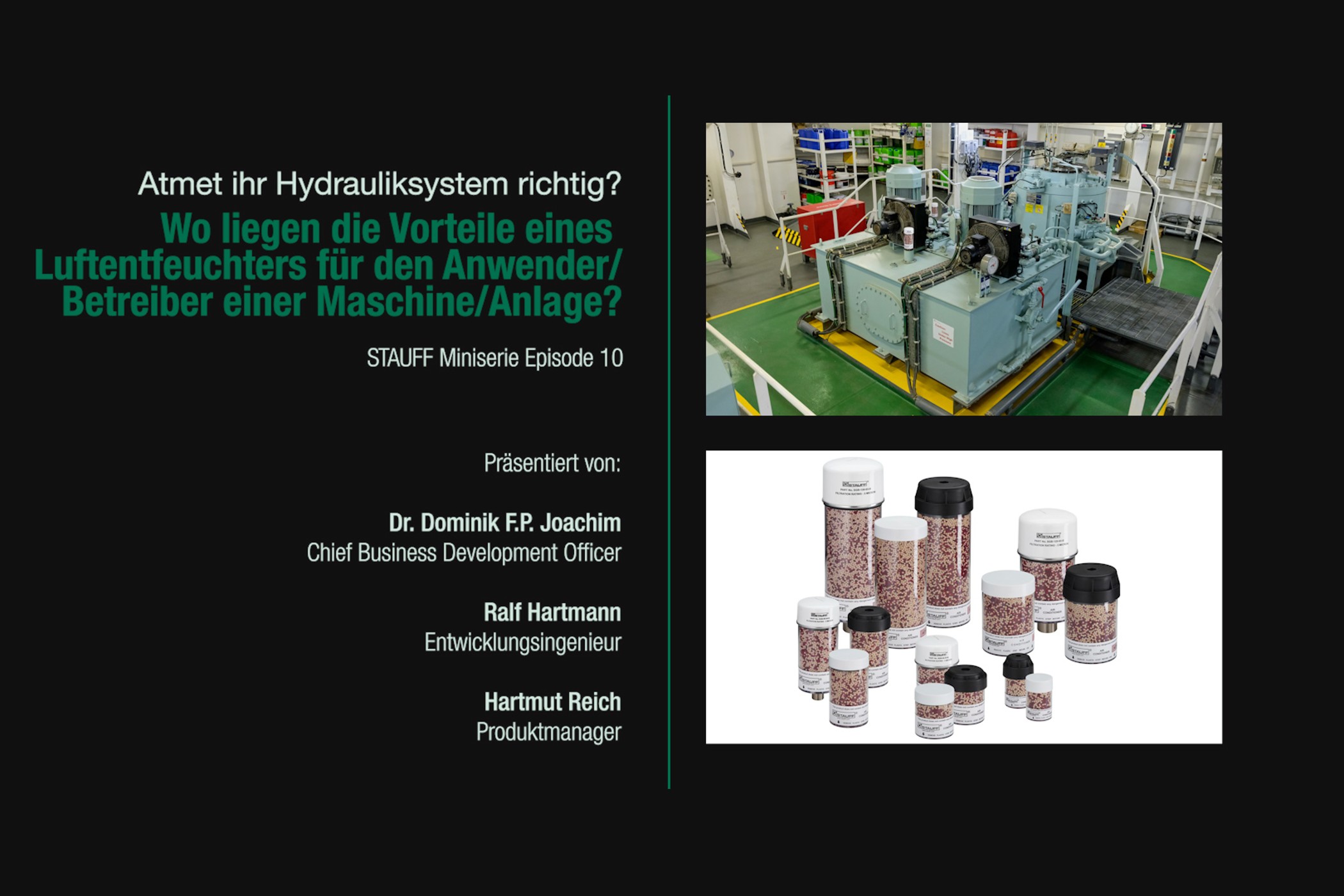 Belüftungstrockner in hydraulischen Anlagen (Episode 10)