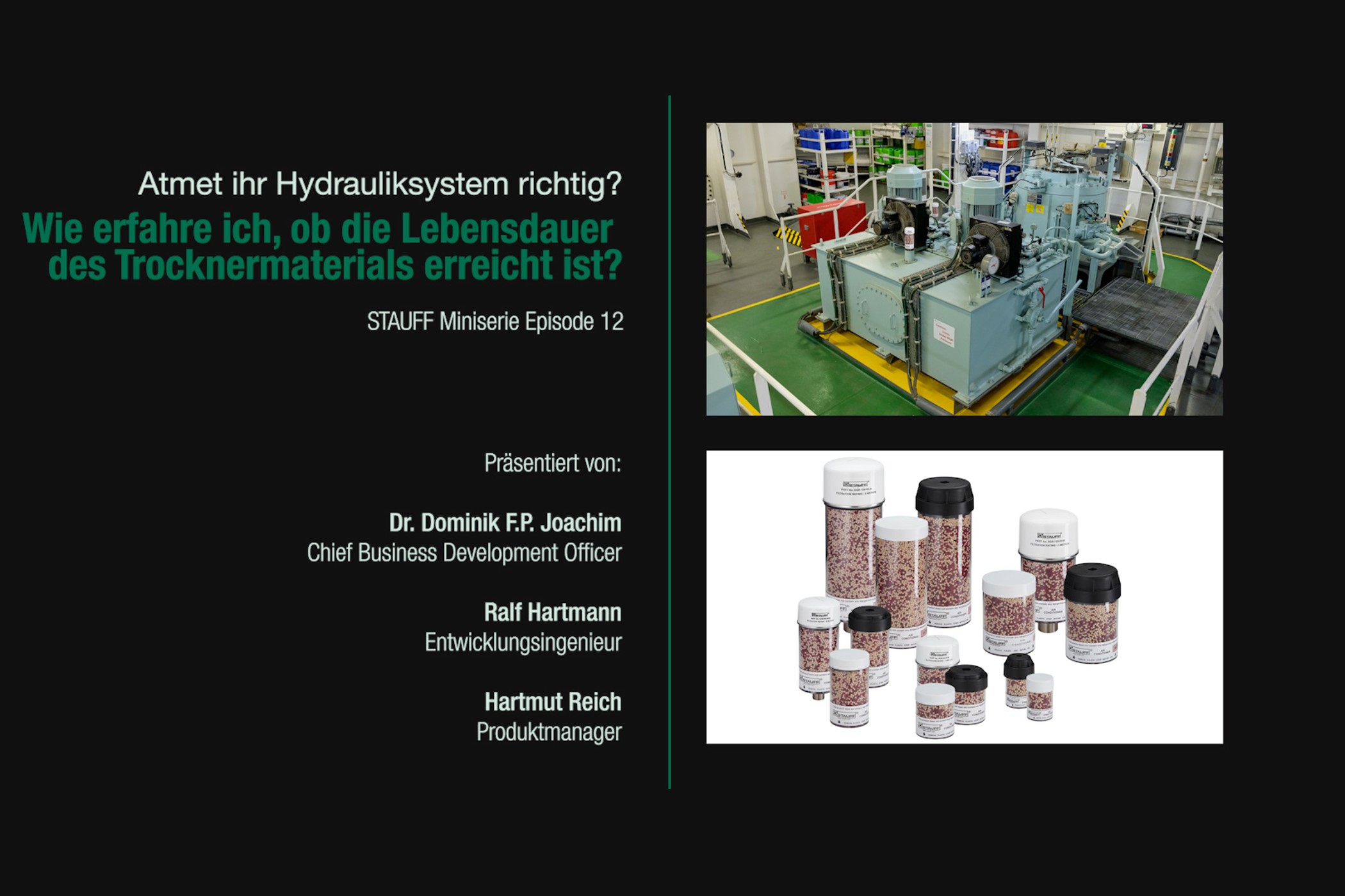 Tankentfeuchter in Hydrauliksystemen (Episode 12)