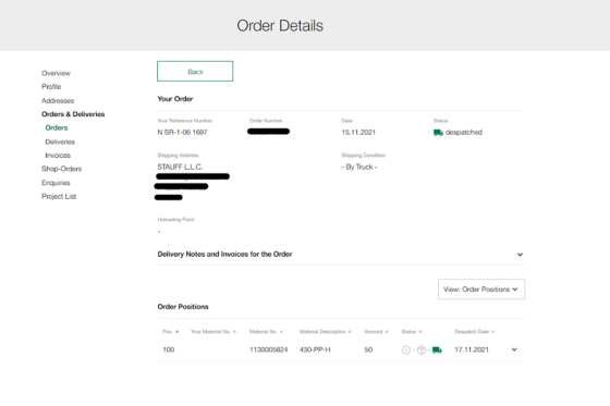 Orders