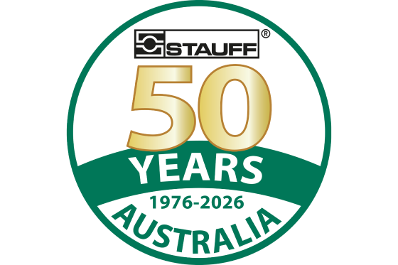 Logo 50 years STAUFF Australia