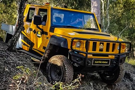 The Bortana EV is also a highly versatile 4x4 off-road truck
