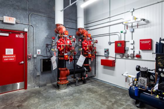 Industrial fire protection system