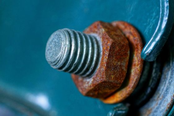 Corroded nut