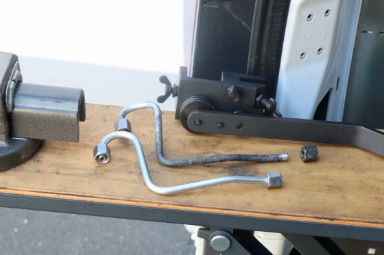 Comparison of the old and new pipes