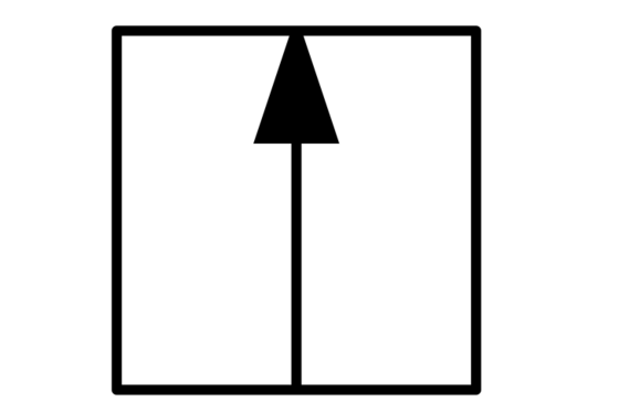 Directional valve with one flow path