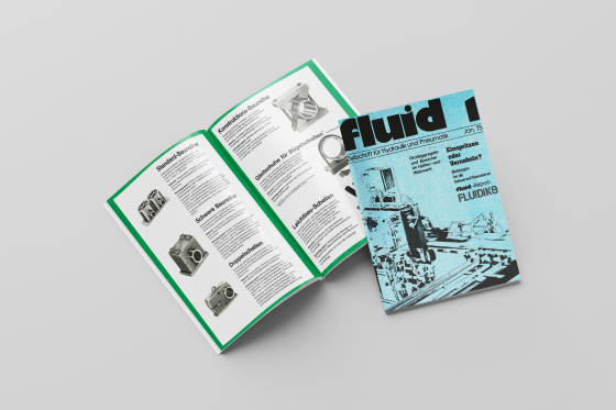 STAUFF bound-in inserts for clamps in a Fluid from 1975